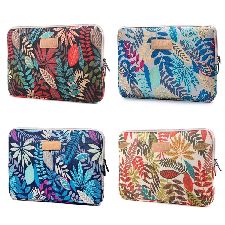 Capa Sleeve Lisen 6.0 polegadas com Zíper e Folhas Coloridas, Mala de Transporte para Amazon Kindle, 6.0 polegadas