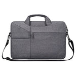 ST02S Waterproof Tear Resistance Hidden Portable Strap One-shoulder Handbag for 14.1 inch Laptops, with Suitcase Belt, ST02S 14.1 inch Black, ST02S 14.1 inch Dark Gray, ST02S 14.1 inch Pink, ST02S 14.1 inch Light Grey, ST02S 14.1 inch Navy Blue