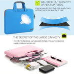 Bolsa Portátil Permeável ao Ar de 12 polegadas para MacBook, Lenovo e outros Portáteis, Tamanho: 32x21x2cm, 12 polegadas Magenta, 12 polegadas Cinzento, 12 polegadas Verde, 12 polegadas Rosa, 12 polegadas Preto