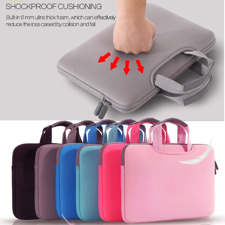 Bolsa Portátil Permeável ao Ar de 15,4 polegadas para MacBook Air / Pro, Lenovo e outros Portáteis, Tamanho: 38x27,5x3,5cm, 15,4 polegadas Cinzento, 15,4 polegadas Verde, 15,4 polegadas Rosa, 15,4 polegadas Preto