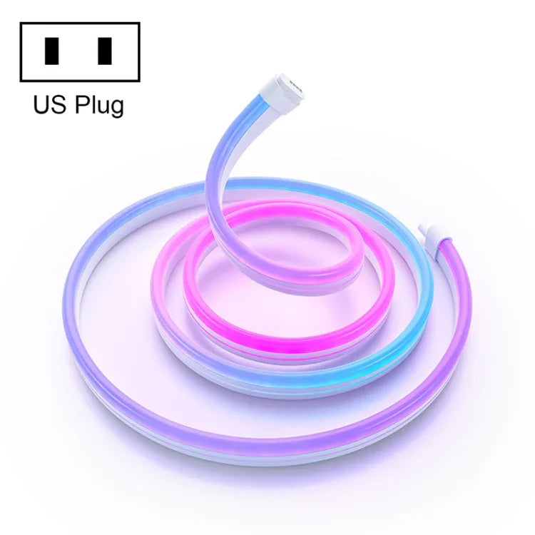 Fita de Luz Ambiente RGB Sincronizada Xiaomi Mijia 2m, Plugue US, Fita de Luz 2m