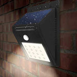 20 LEDs para Quintal / Jardim / Casa / Entrada / Escadas / Parede Exterior, Luz Branca de 20 LEDs