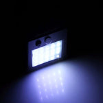 20 LEDs para Quintal / Jardim / Casa / Entrada / Escadas / Parede Exterior, Luz Branca de 20 LEDs
