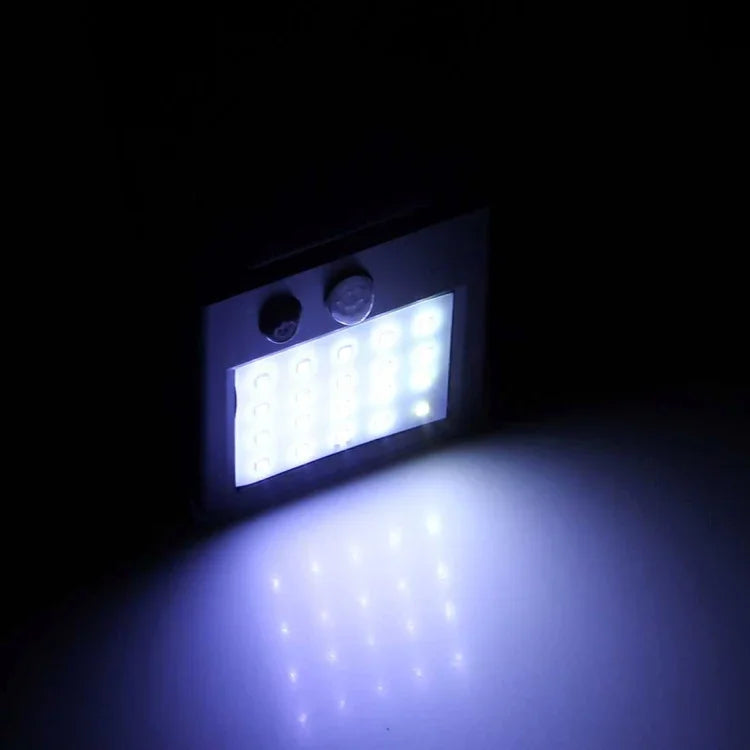20 LEDs para Quintal / Jardim / Casa / Entrada / Escadas / Parede Exterior, Luz Branca de 20 LEDs