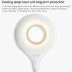 Luz de proteção ocular com 28 LEDs, pescoço de ganso flexível, design de anel oco com clipe e função de pequena luz noturna, TGX-770