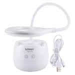 Luz de proteção ocular com 28 LEDs, pescoço de ganso flexível, design de anel oco com suporte para canetas e função de pequena luz noturna, TGX-772