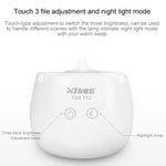 Luz de proteção ocular com 28 LEDs, pescoço de ganso flexível, design de anel oco com suporte para canetas e função de pequena luz noturna, TGX-772