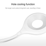 Luz de proteção ocular com 28 LEDs, pescoço de ganso flexível, design de anel oco com suporte para canetas e função de pequena luz noturna, TGX-772
