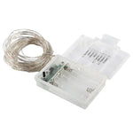 Luz Decorativa de Fadas com 50 LEDs e Caixa para 3 Pilhas AA, com Controlo Remoto, DC 5V, Luz Colorida/Controlo Remoto, Luz Branca/Controlo Remoto, Luz Branca Quente/Controlo Remoto