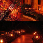 Luz Solar de Chama com 96 LEDs para Jardim Exterior, Luz de Relva, Tocha para Paisagem de Jardim