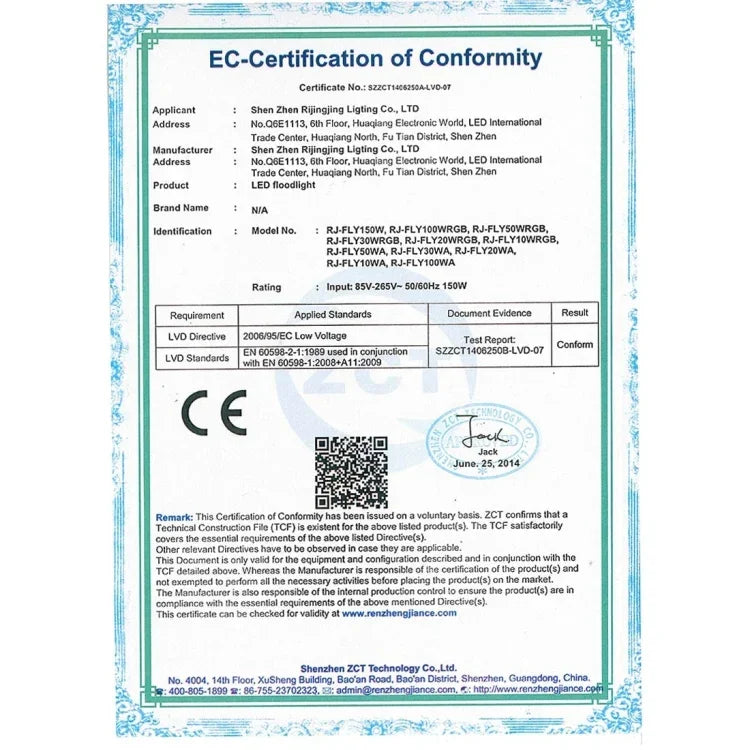 2250LM com Controlo Remoto, AC 110-265V, 30W