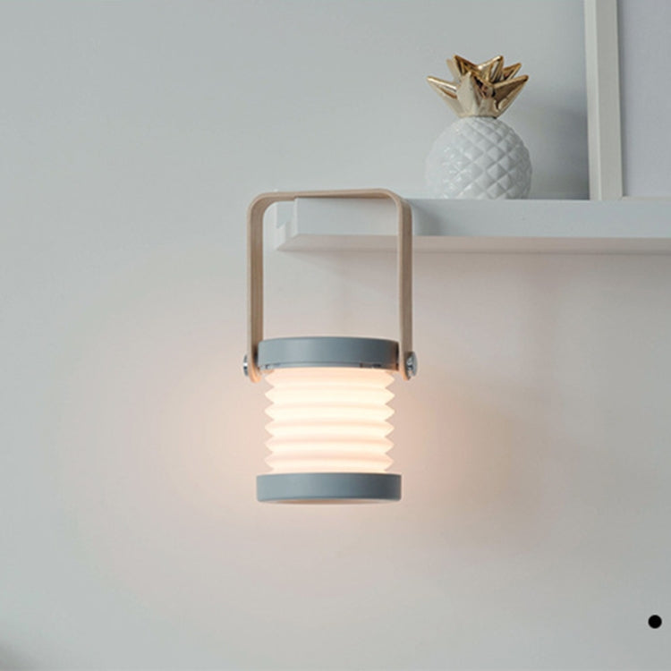 Lanterna recarregável DC 5V com controlo tátil e luz LED, luz branca