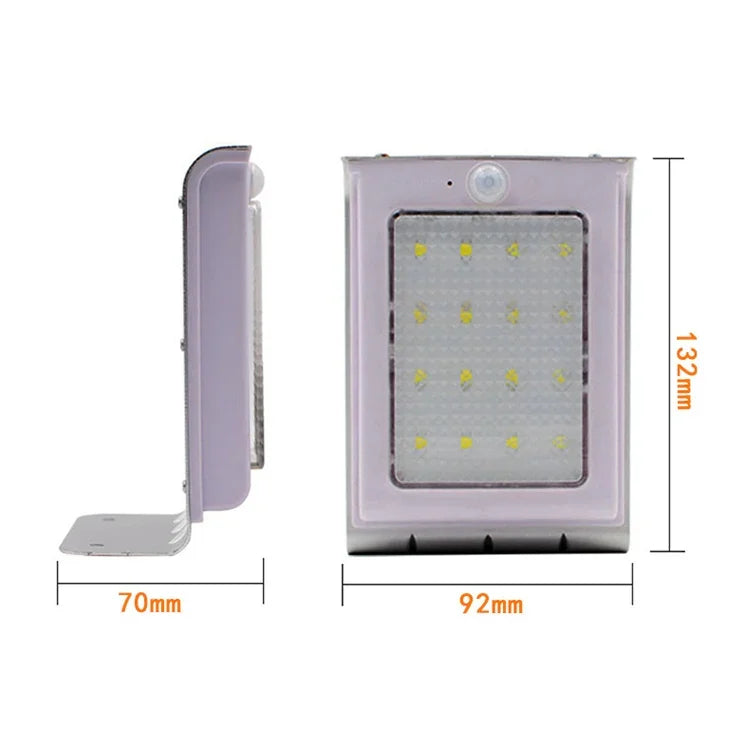 Luz Solar de Parede para Jardim com Indução por Corpo Humano LED