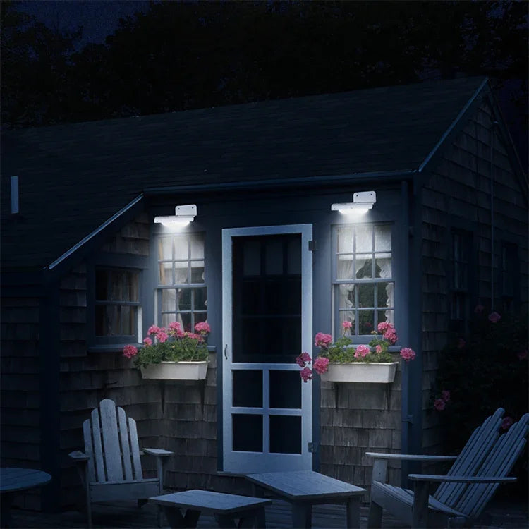 Luz Solar de Parede para Jardim com Indução por Corpo Humano LED