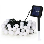 Luz Solar em Forma de Bola com 30 LEDs para Decoração de Festival de Natal Exterior Impermeável