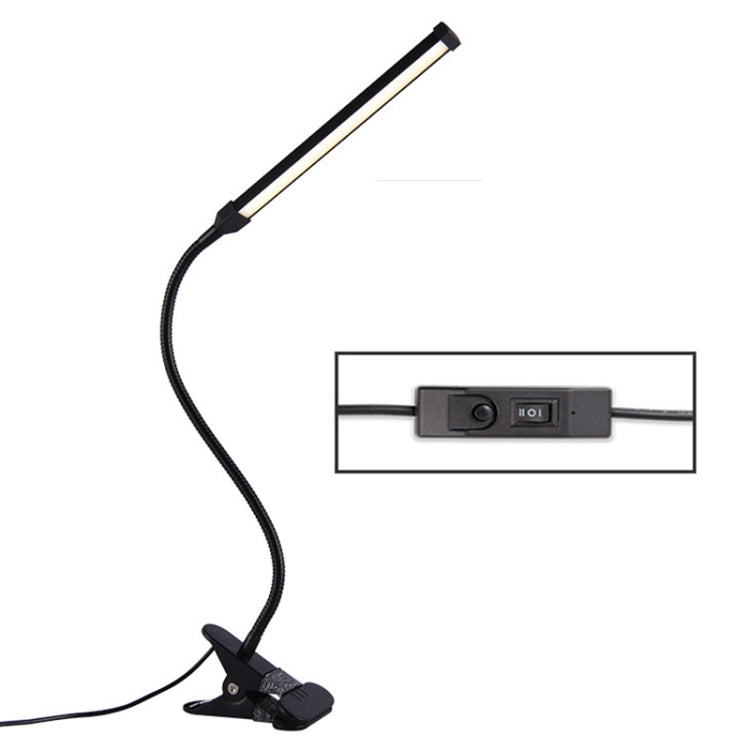 Candeeiro de Secretária LED 8W Dobrável Ajustável Proteção para os Olhos, Versão USB Plug-in, Versão USB Plug-in (Branco), Versão USB Plug-in (Preto)