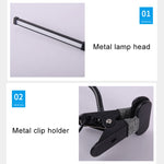 Candeeiro de Secretária LED 8W Dobrável Ajustável Proteção para os Olhos, Versão USB Plug-in, Versão USB Plug-in (Branco), Versão USB Plug-in (Preto)