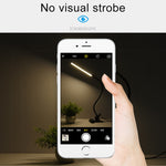 Candeeiro de Secretária LED 8W Dobrável Ajustável Proteção para os Olhos, Versão USB Plug-in, Versão USB Plug-in (Branco), Versão USB Plug-in (Preto)