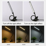 Candeeiro de Secretária LED 8W Dobrável Ajustável Proteção para os Olhos, Versão USB Plug-in, Versão USB Plug-in (Branco), Versão USB Plug-in (Preto)