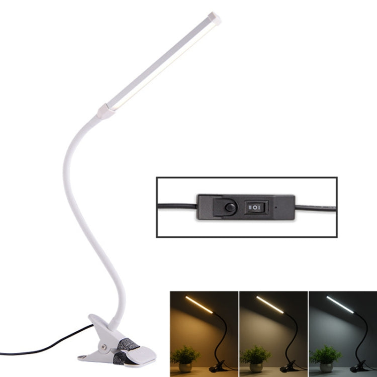 Candeeiro de Secretária LED 8W Dobrável Ajustável Proteção para os Olhos, Versão USB Plug-in, Versão USB Plug-in (Branco), Versão USB Plug-in (Preto)
