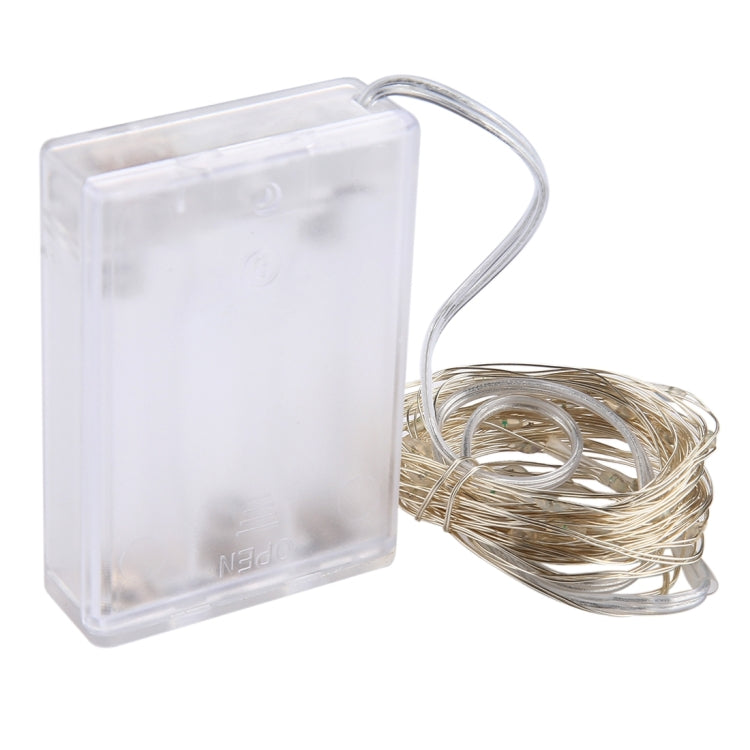 Luz Decorativa de Fada com 50 LEDs SMD 0603 e Caixa para 3 Pilhas AA, DC 5V, Luz Azul 5m, Luz Colorida 5m, Luz Rosa 5m, Luz Verde 5m, Luz Roxa 5m, Luz Vermelha 5m, Luz Branca 5m, Luz Branca Quente 5m, Luz Amarela 5m