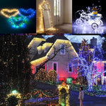 Luz Decorativa de Fada com 50 LEDs SMD 0603 e Caixa para 3 Pilhas AA, DC 5V, Luz Azul 5m, Luz Colorida 5m, Luz Rosa 5m, Luz Verde 5m, Luz Roxa 5m, Luz Vermelha 5m, Luz Branca 5m, Luz Branca Quente 5m, Luz Amarela 5m