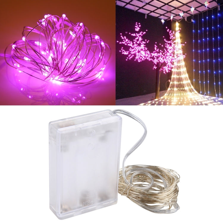 Luz Decorativa de Fada com 50 LEDs SMD 0603 e Caixa para 3 Pilhas AA, DC 5V, Luz Azul 5m, Luz Colorida 5m, Luz Rosa 5m, Luz Verde 5m, Luz Roxa 5m, Luz Vermelha 5m, Luz Branca 5m, Luz Branca Quente 5m, Luz Amarela 5m
