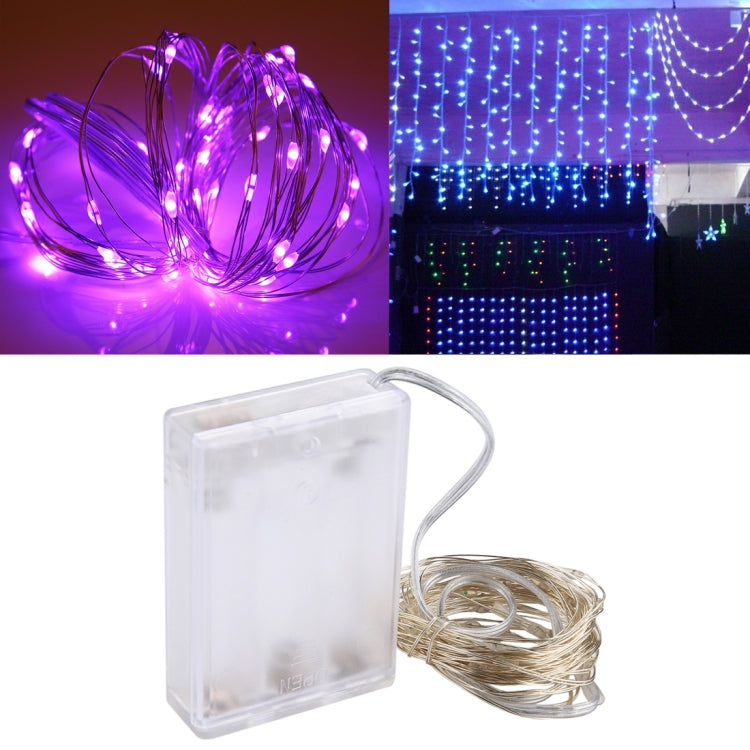 Luz Decorativa de Fada com 50 LEDs SMD 0603 e Caixa para 3 Pilhas AA, DC 5V, Luz Azul 5m, Luz Colorida 5m, Luz Rosa 5m, Luz Verde 5m, Luz Roxa 5m, Luz Vermelha 5m, Luz Branca 5m, Luz Branca Quente 5m, Luz Amarela 5m