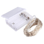 100 LEDs SMD 06033 x Pilhas AA Caixa Lâmpada de Fadas Luz Decorativa, DC 5V, 10m Luz Vermelha, 10m Luz Branca, 10m Luz Branco Quente, 10m Luz Amarela, 10m Luz Azul, 10m Luz Colorida, 10m Luz Rosa, 10m Luz Verde, 10m Luz Roxa