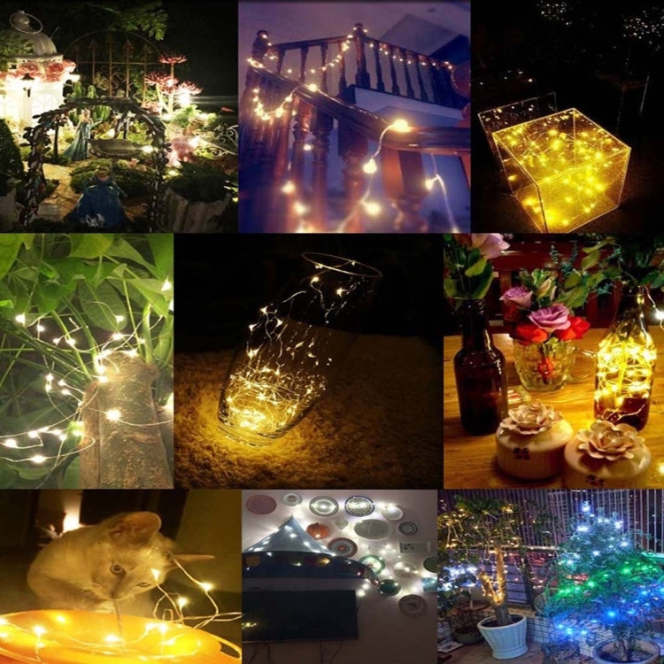100 LEDs SMD 0603 Lâmpada de Fadas Luz Decorativa, 10m Luz Colorida, 10m Luz Branca, 10m Luz Branco Quente