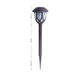 Lâmpada de Relva Exterior para Café com Energia Solar IP65 Impermeável Luz Decorativa LED para Jardim