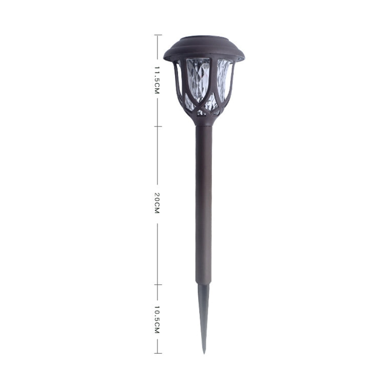 Lâmpada de Relva Exterior para Café com Energia Solar IP65 Impermeável Luz Decorativa LED para Jardim