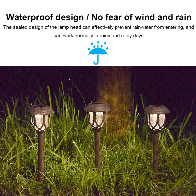 Lâmpada de Relva Exterior para Café com Energia Solar IP65 Impermeável Luz Decorativa LED para Jardim