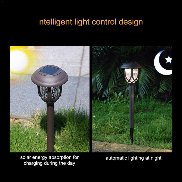Lâmpada de Relva Exterior para Café com Energia Solar IP65 Impermeável Luz Decorativa LED para Jardim