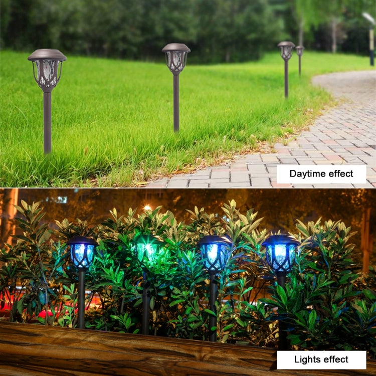 Lâmpada de Relva Exterior para Café com Energia Solar IP65 Impermeável Luz Decorativa LED para Jardim