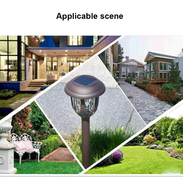 Lâmpada de Relva Exterior para Café com Energia Solar IP65 Impermeável Luz Decorativa LED para Jardim