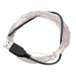 Luz de Tira de Lâmpada de Festival / Decoração SMD-0603 Alimentada por USB (Luz Azul Branca), LED1001LG, LED1001LW