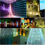 Luz de Tira de Lâmpada de Festival / Decoração SMD-0603 Alimentada por USB (Luz Azul Branca), LED1001LG, LED1001LW
