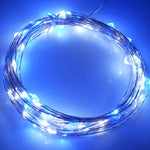 Luz de Tira de Lâmpada de Festival / Decoração SMD-0603 Alimentada por USB (Luz Azul Branca), LED1001LG, LED1001LW