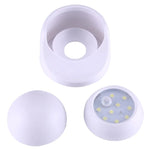 9 LEDs 240 LM 6000K Rotação de 360 Graus, Luz de Armário com Sensor de Movimento Sem Fios / Luz Noturna / Candeeiro de Parede para Quarto, Sala, Casa de Banho, Corredor