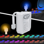 Assento de Sanita para Casa com Luz Noturna, DC 5V, Luz de Esterilização UV com Sensor de Movimento PIR