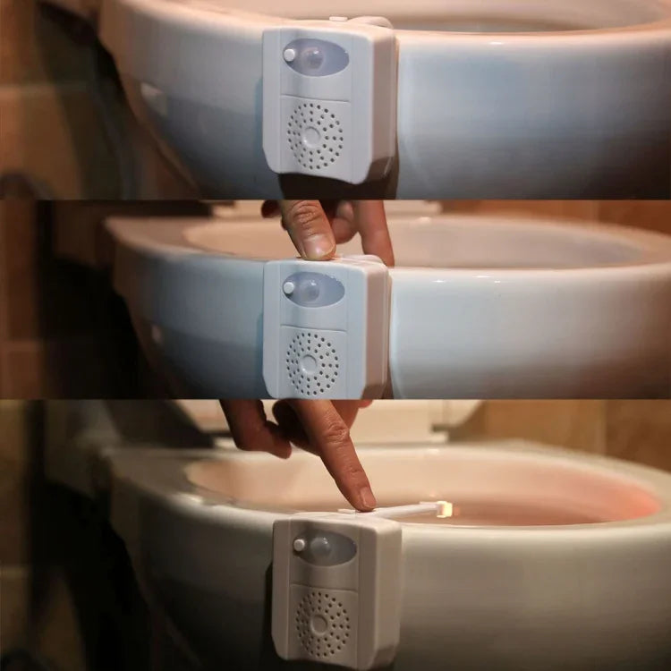 Assento de Sanita para Casa com Luz Noturna, DC 5V, Luz de Esterilização UV com Sensor de Movimento PIR