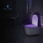 Assento de Sanita para Casa com Luz Noturna, DC 5V, Luz de Esterilização UV com Sensor de Movimento PIR