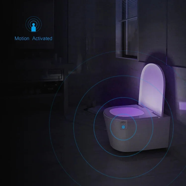 Assento de Sanita para Casa com Luz Noturna, DC 5V, Luz de Esterilização UV com Sensor de Movimento PIR