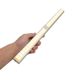 Luz Inteligente de Sensor de Corpo Humano com 2,8W 40 LEDs Branco Quente e Ecrã Amplo para Corredor e Armário, Versão com Carregamento USB, 2,8W 40 LEDs Branco Quente