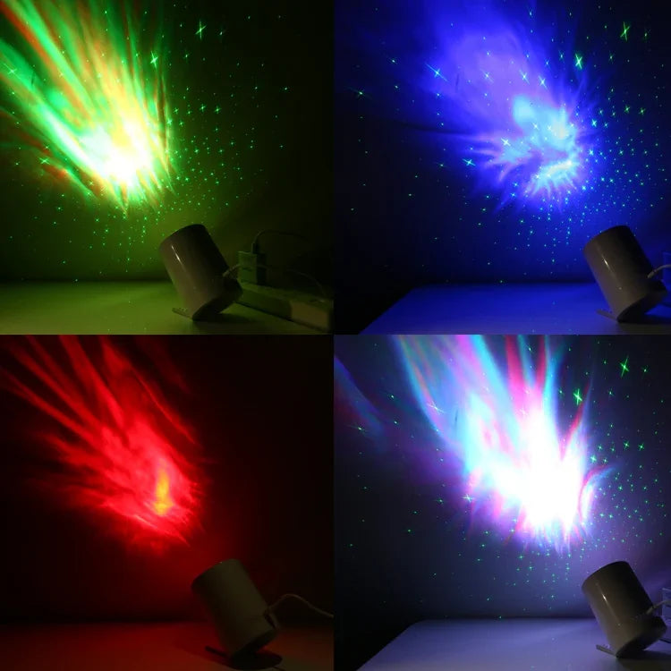 Lâmpada de Projeção de Luz Estelar LED com Controlo de Voz 5V