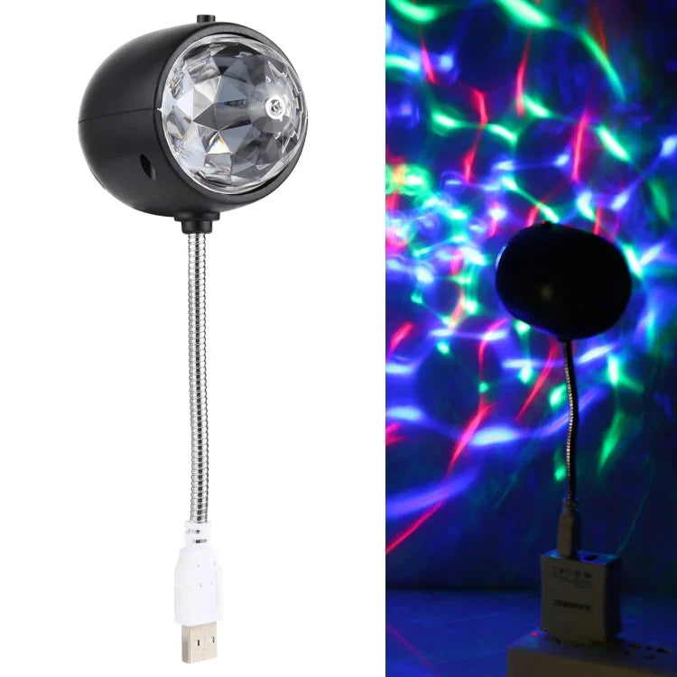 Lâmpada de Projeção Estelar LED Laser USB 4W 5V