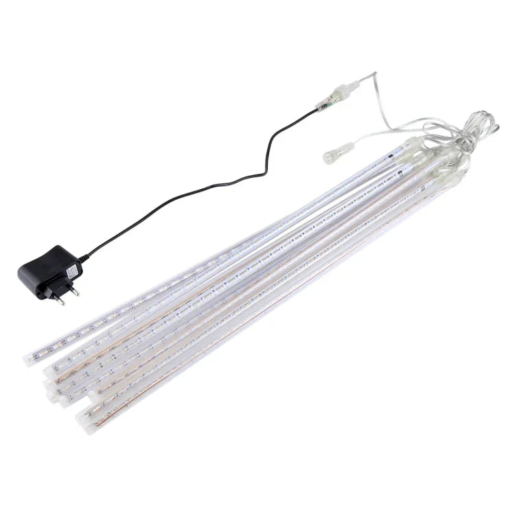 Luz Decorativa LED, Diâmetro do Tubo: 1,2cm, AC 100-240V, Plugue US, EU Opcional, 8 Unidades 50cm/Azul, 8 Unidades 50cm/Colorido, 8 Unidades 50cm/Branco