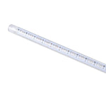 Luz Decorativa LED, Diâmetro do Tubo: 1,2cm, AC 100-240V, Plugue US, EU Opcional, 8 Unidades 50cm/Azul, 8 Unidades 50cm/Colorido, 8 Unidades 50cm/Branco