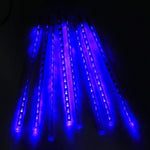 Luz Decorativa LED, Diâmetro do Tubo: 1,2cm, AC 100-240V, Plugue US, EU Opcional, 8 Unidades 50cm/Azul, 8 Unidades 50cm/Colorido, 8 Unidades 50cm/Branco